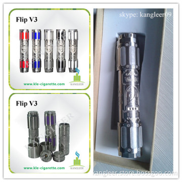 Mechanical Mod Flip V3 Clone, E Cigarette Flip V3, Best E-Cigarette Flip V3 Clone, Flip V3 Tronix